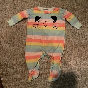 (15for$10) baby girl footed sleeper